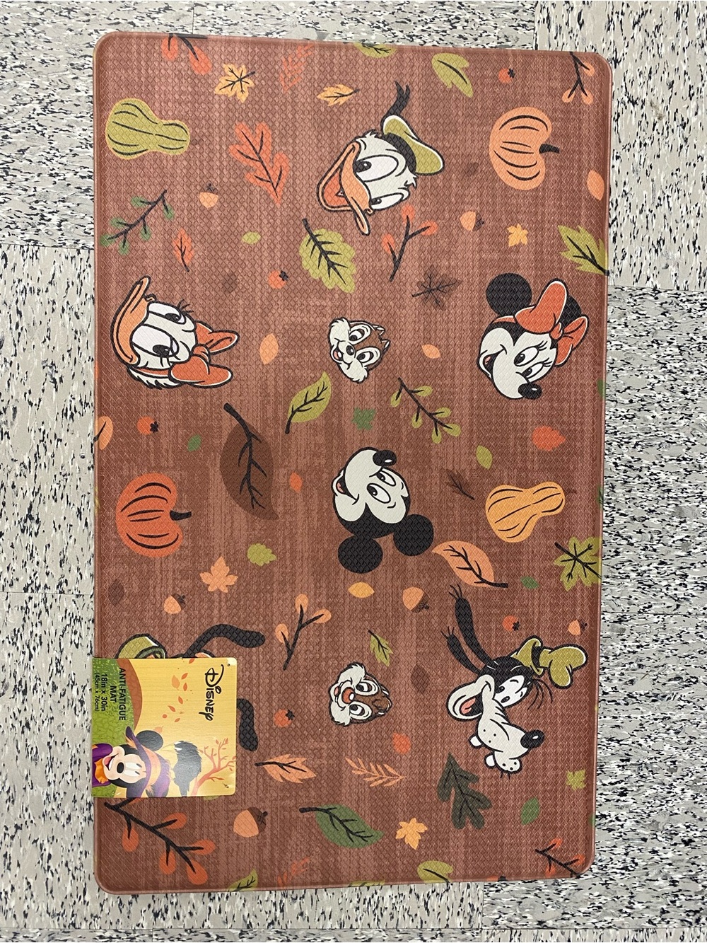 Disney Disney Mickey & Friends Anti-Fatigue Mat Brown & Green NWT
